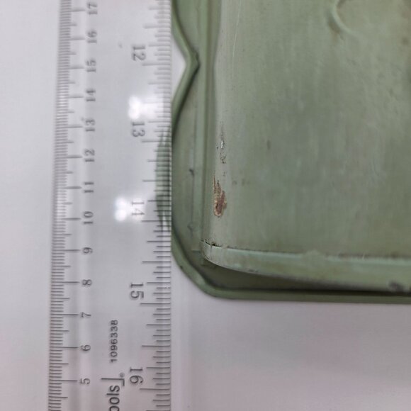 Vintage-Inspired Distressed Metal Wall-Mounted Post Mail Box - Picture 6 of 8